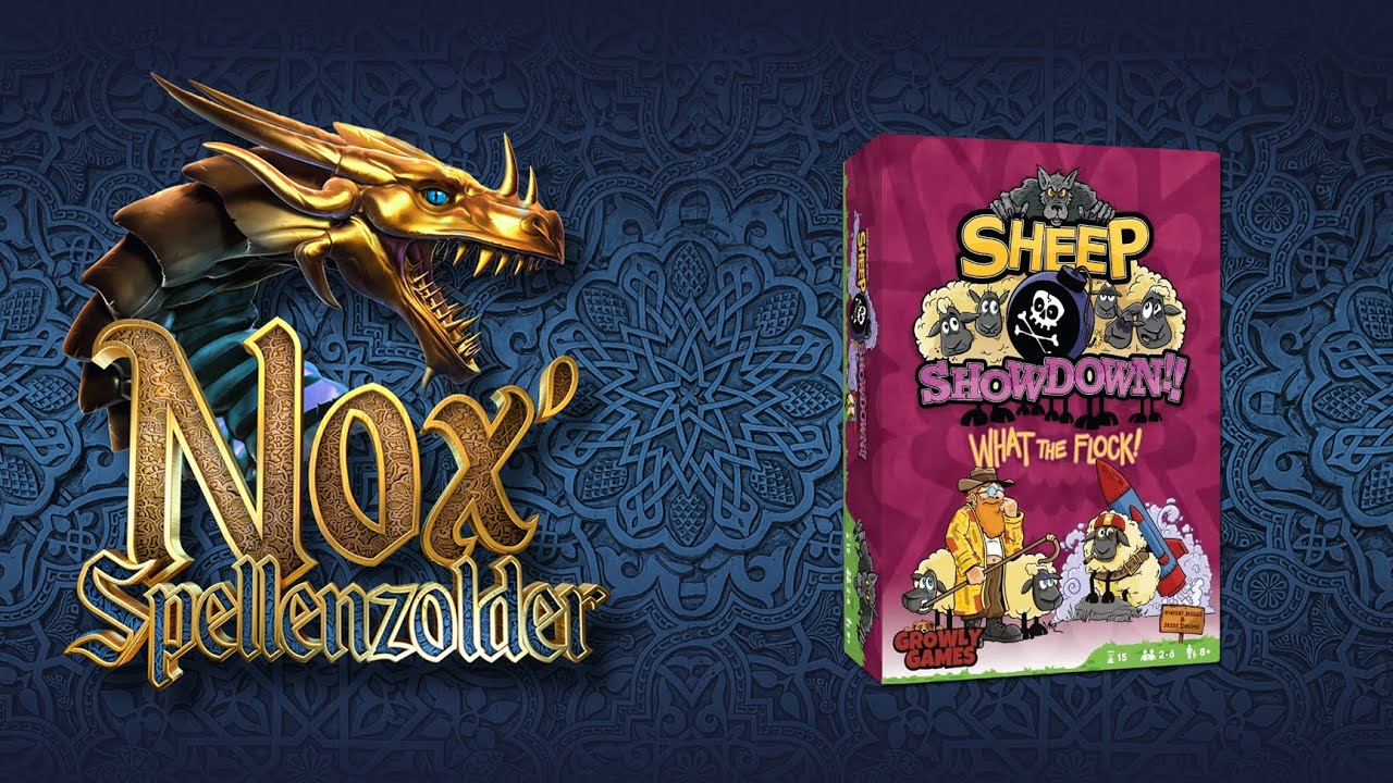 Video laden: Uitleg &amp; Review van het spel &quot;Sheep Showdown - What the Flock&quot;, uitgegeven door Growly Games, door Nox&#39; Spellenzolder. 2-6 Spelers 15 Minuten Speeltijd